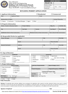 Building Permit Application Web Use Building Permit Application Web Use
